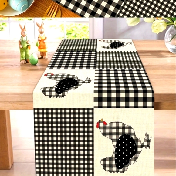 🚨✨️Last Call✨️🚨Linen Farm Style Table Runner - Picture 5 of 11